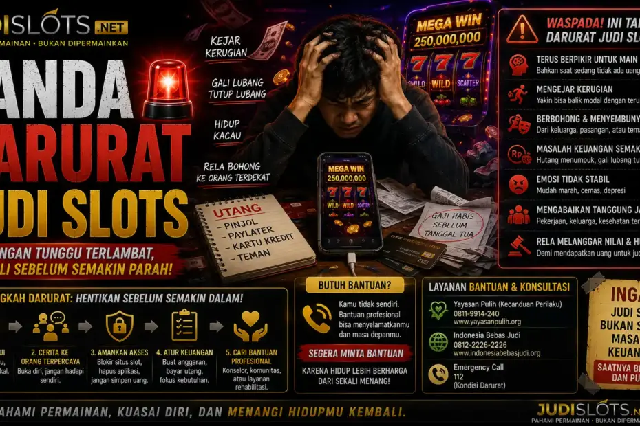Tanda Darurat Judi Slots