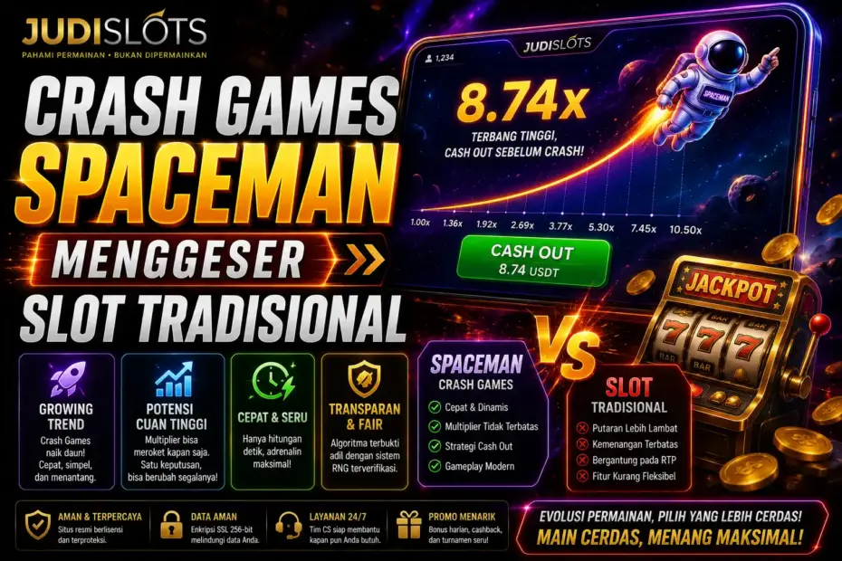 crash games spaceman menggeser slot tradisional