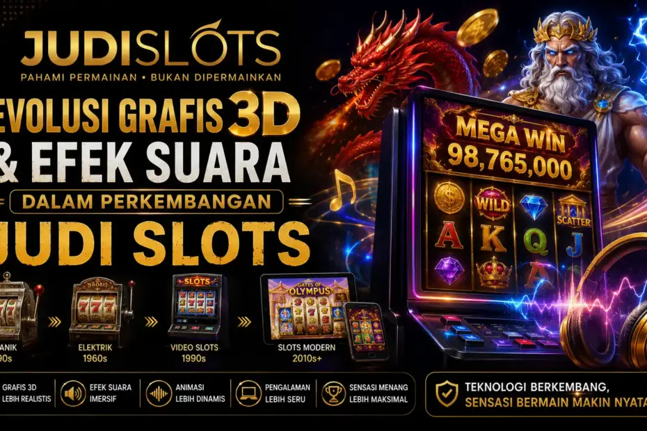 evolusi gratis 3d dan efek suara dalam perkembangan judi slots