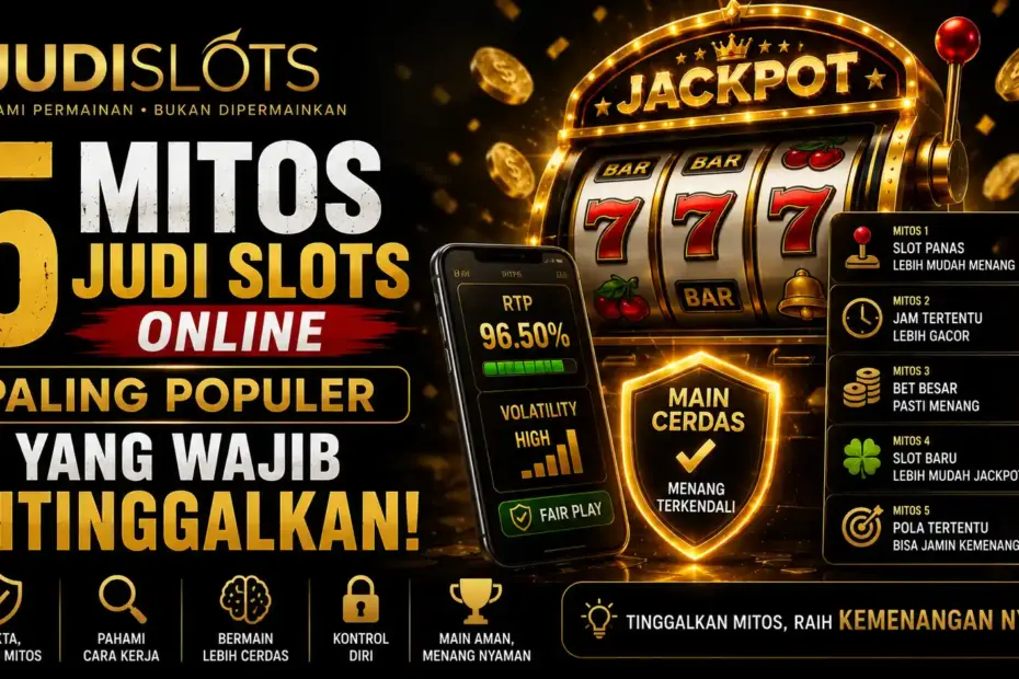 mitos judi slots online populer yang wajib ditinggalkan