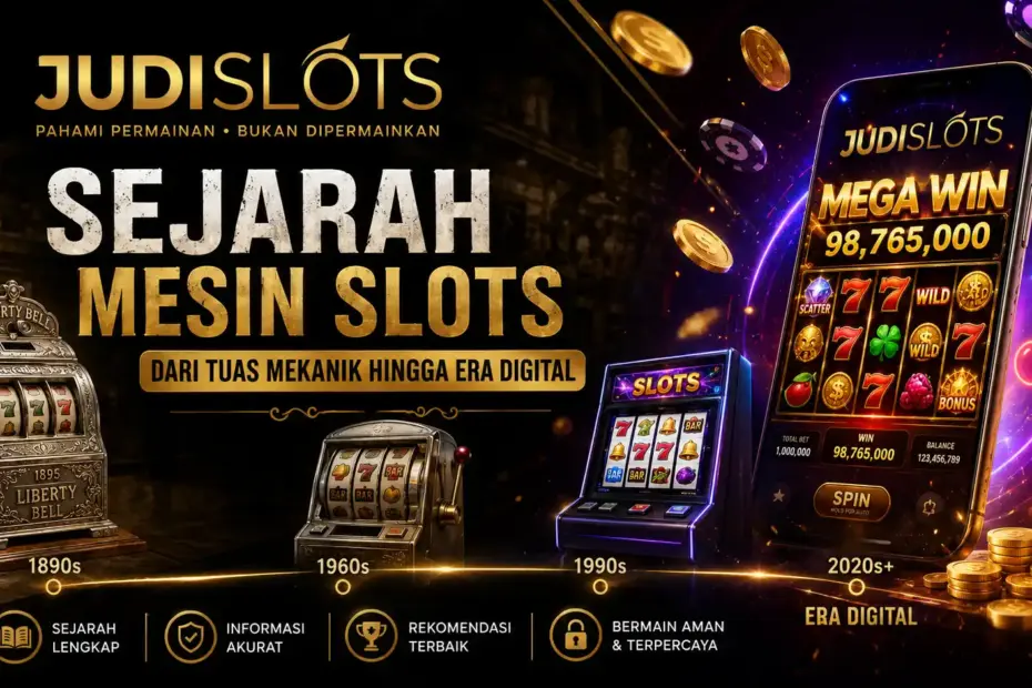 sejarah mesin judi slots dari tuas hingga digital