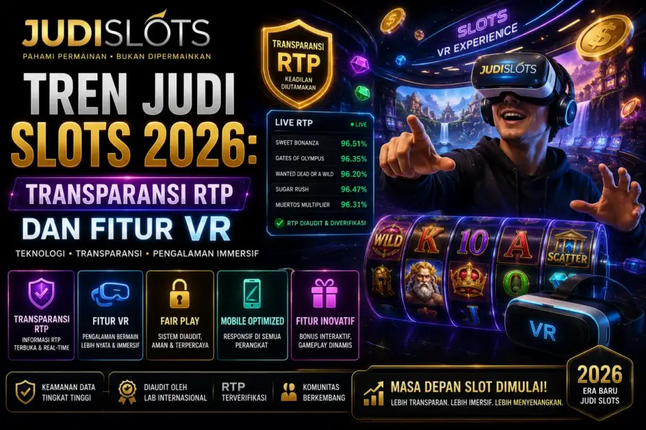 tren judi slots 2026 transparansi rtp dan vr